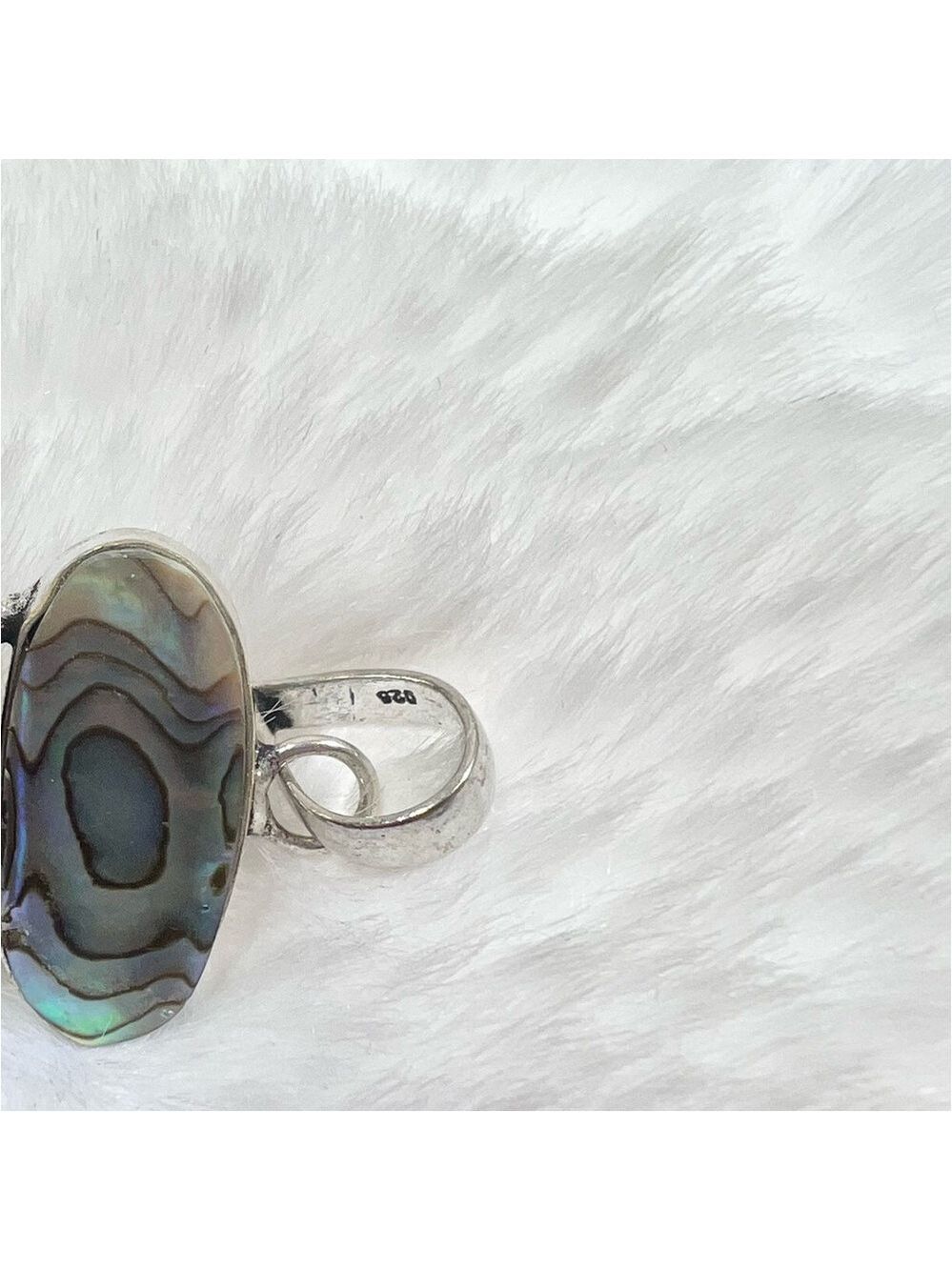 Abalone Shell 925 Multi Stone Gemstone Pendant - Picture 6 of 7